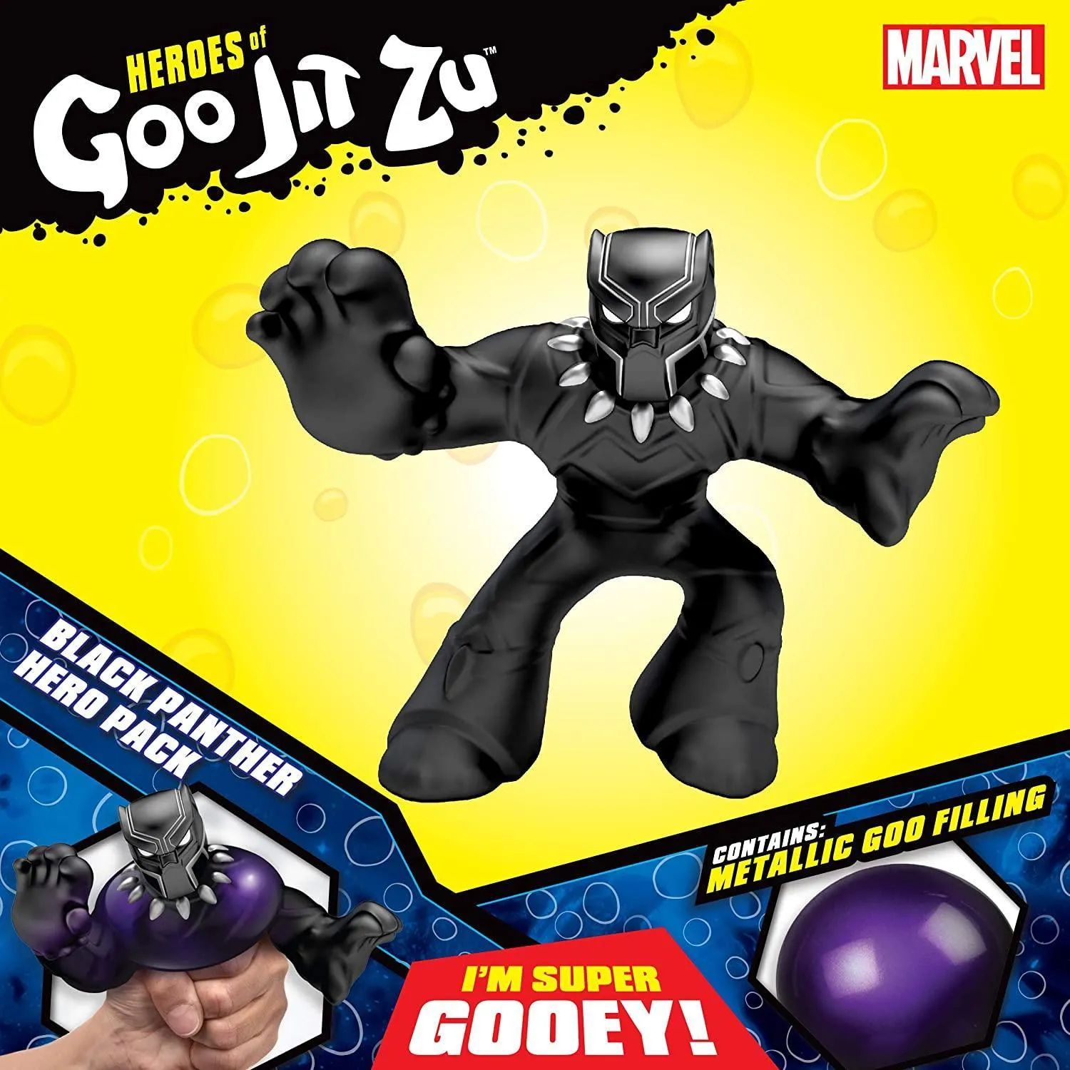 Heroes of Goo Jit Zu 41099 Marvel Superheroes-Black Panther