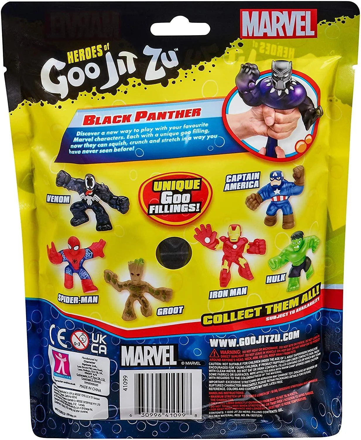 Heroes of Goo Jit Zu 41099 Marvel Superheroes-Black Panther