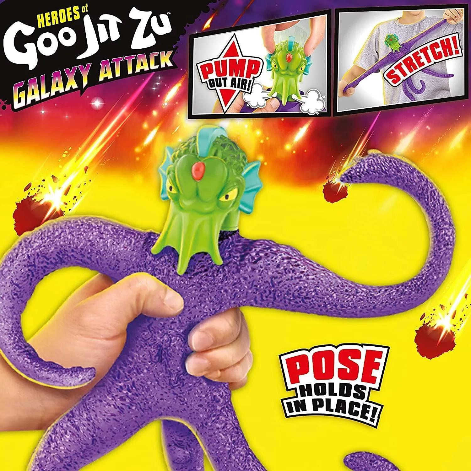 Heroes of Goo Jit Zu Galaxy Attack Air Vac Orbitox Action Figure