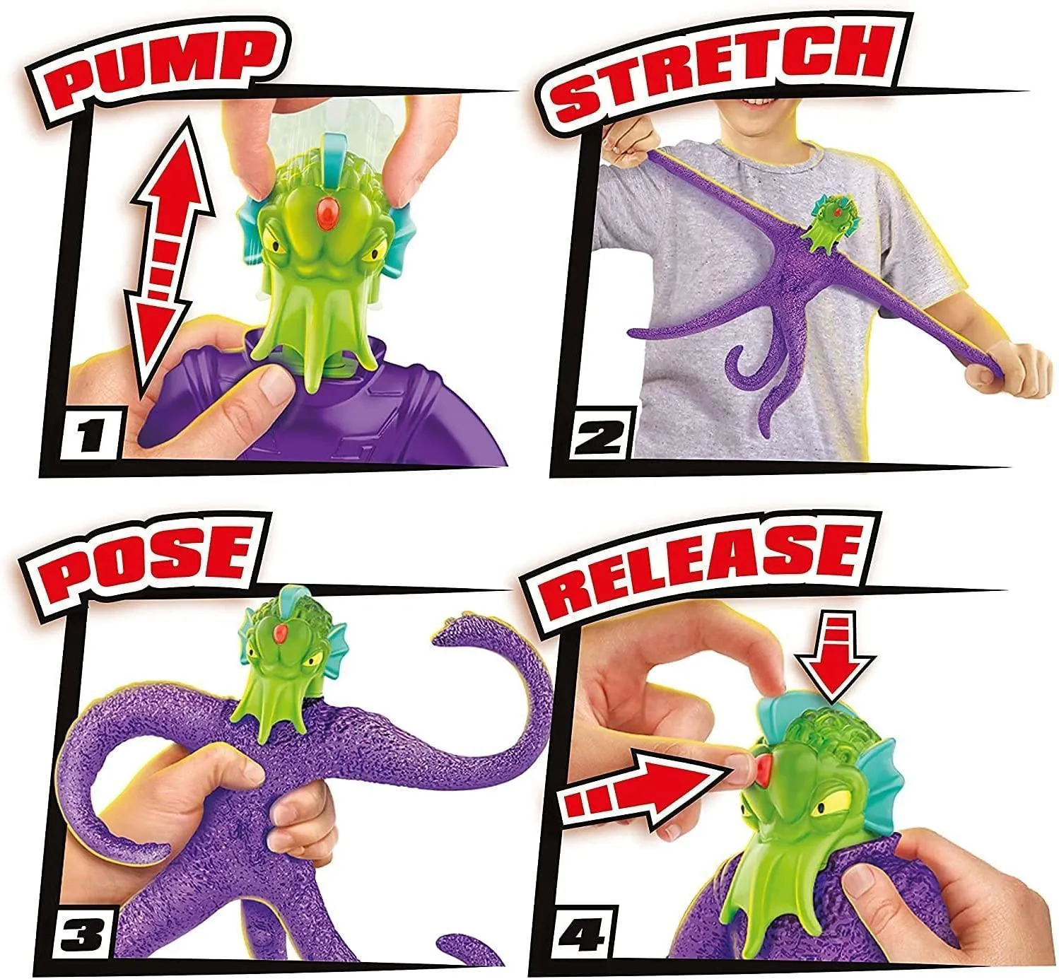 Heroes of Goo Jit Zu Galaxy Attack Air Vac Orbitox Action Figure