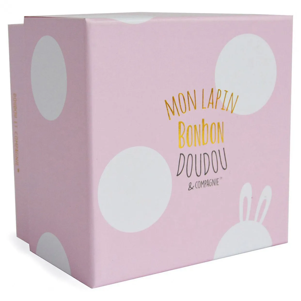 Histoire d'Ours Lapin Bonbon - Rose