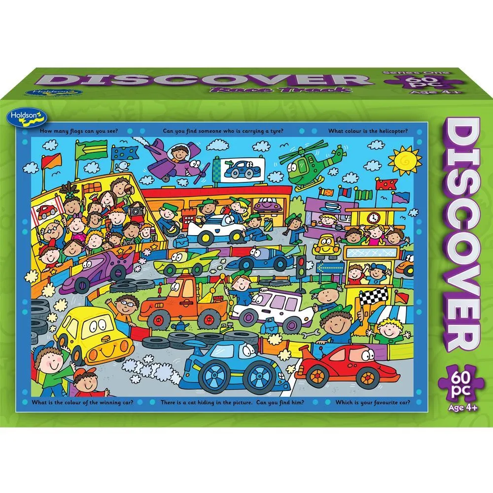 Holdsons Discover Series 1 60 Piece Boxed Puzzle Race Track