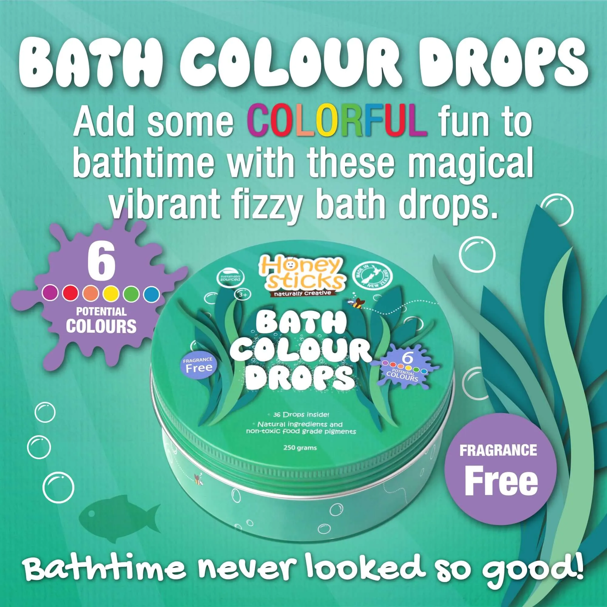 Honeysticks Bath Drops