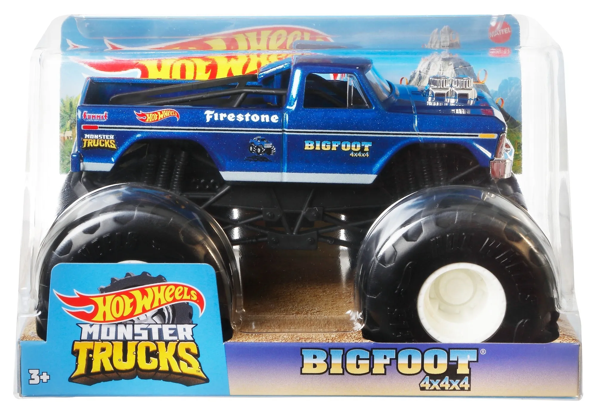 Hot Wheels 1:24 Monster Trucks Bigfoot 4X4X4