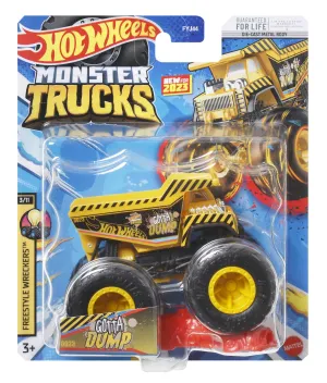 Hot Wheels 1:64 Monster Trucks 2023 Freestyle Wreckers 3/11 Gotta Dump