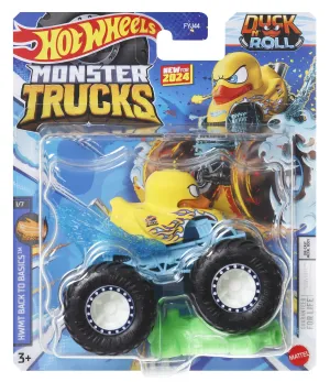 Hot Wheels 1:64 Monster Trucks 2024 Back To Basics 1/7 Duck N Roll