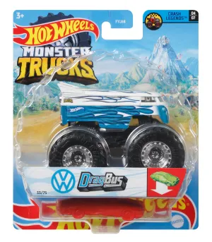 Hot Wheels 1:64 Monster Trucks Crash Legends 4/7 Vw Drag Bus