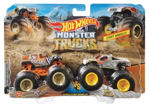 Hot Wheels 1:64 Monster Trucks Demolition Doubles Hot Wheels Safari Vs Wild Streak
