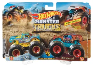 Hot Wheels 1:64 Monster Trucks Demolition Doubles Raijyu Vs Koumori