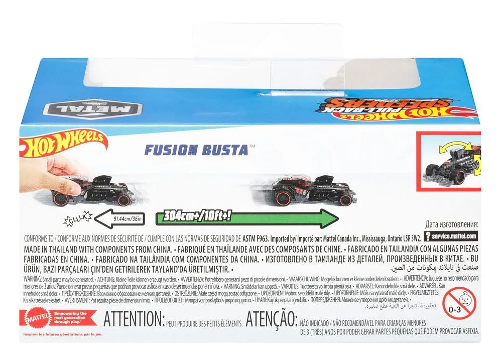 Hot Wheels Pullback Single - Fusion Busta