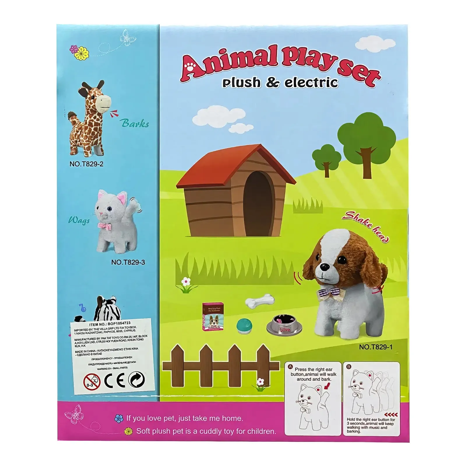Interactive Pet Dog Playset