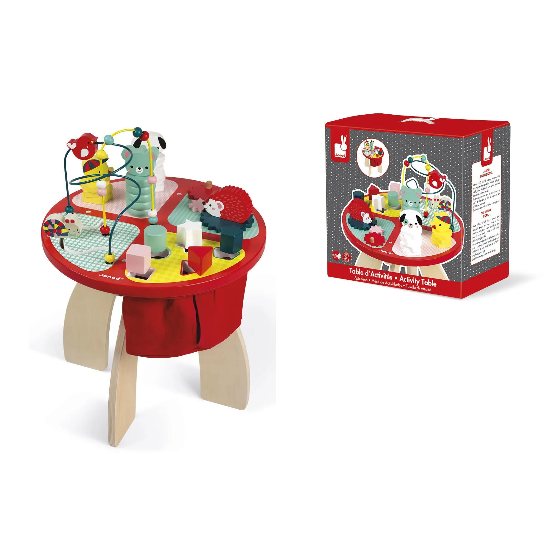 Janod Activity Table Baby Forest