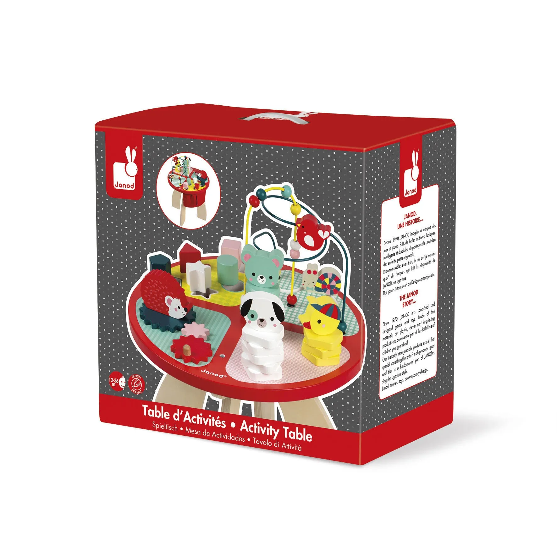 Janod Activity Table Baby Forest