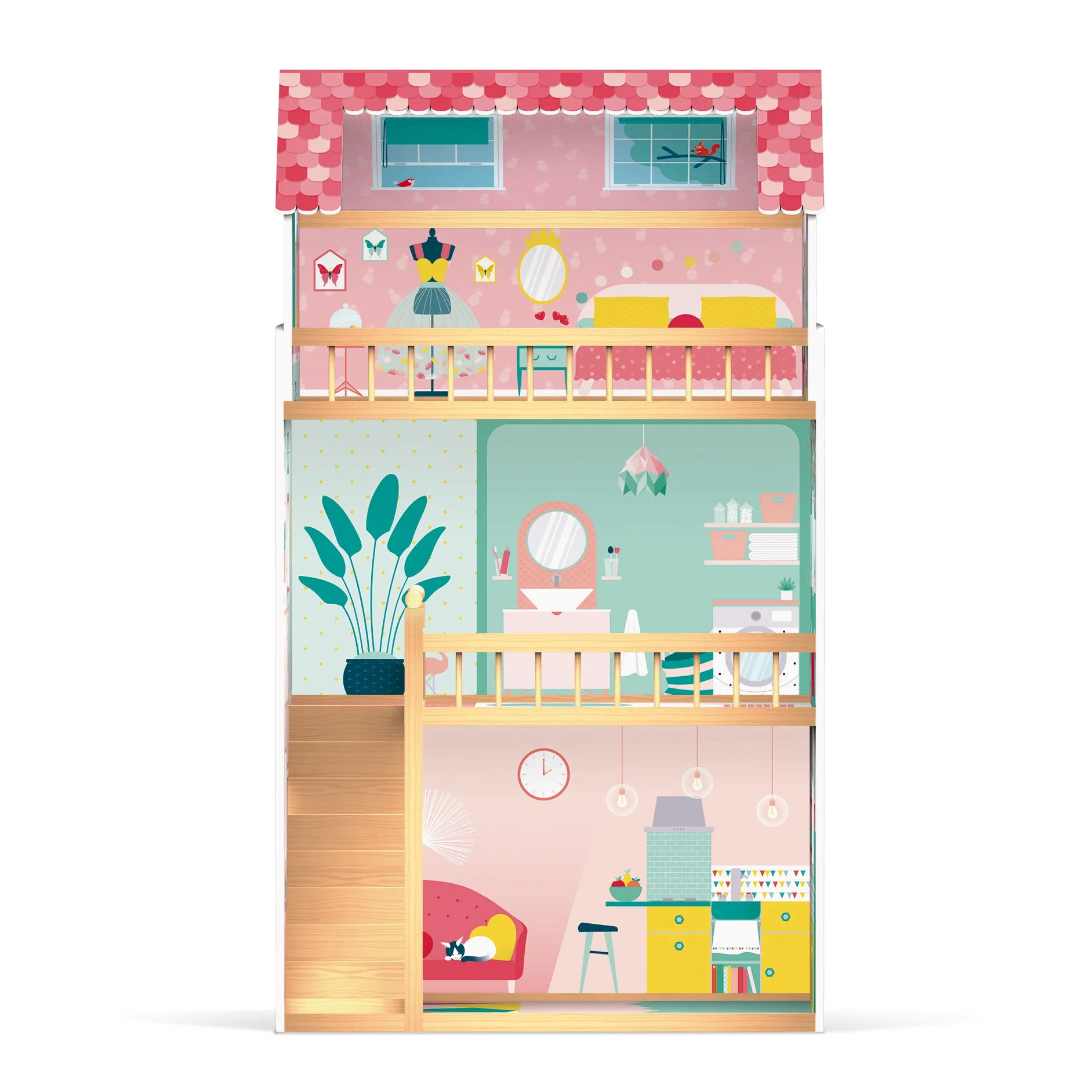 Janod Happy Day Doll's House