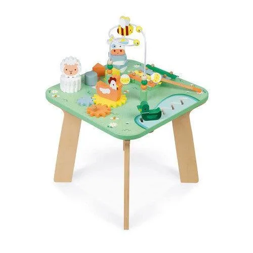 Janod Pretty Meadow Wooden Activity Table
