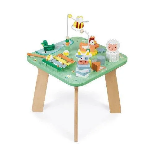 Janod Pretty Meadow Wooden Activity Table