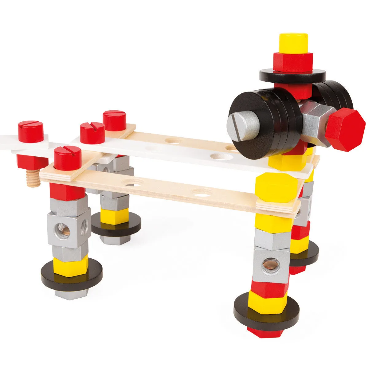 Janod Redmaster Bricolo DIY Barrel 100 pcs