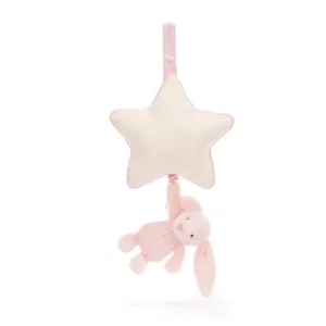 Jellycat Bashful Pink Bunny  Musical Pull