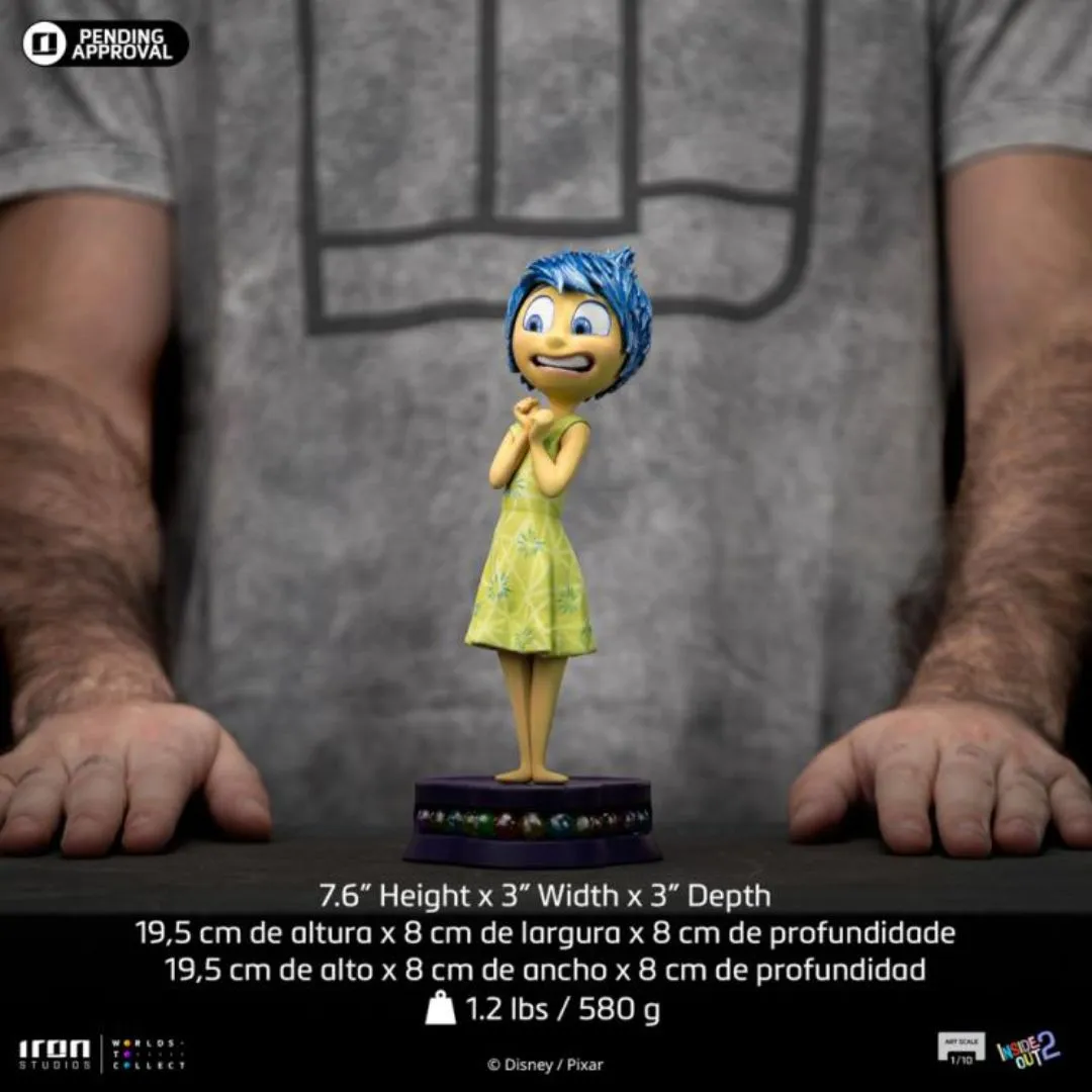 Joy - Inside Out 2 Statue By Iron Studios