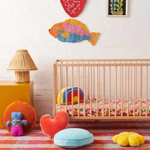 Kip and Co | Magical Velvet Rainbow Cushion