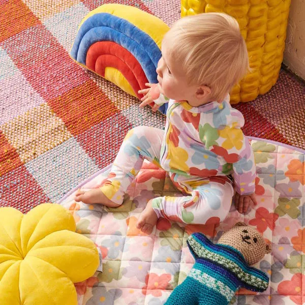 Kip and Co | Magical Velvet Rainbow Cushion