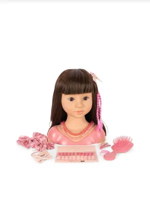 Konges Sløjd Doll Hair Salon Stella DARK BROWN