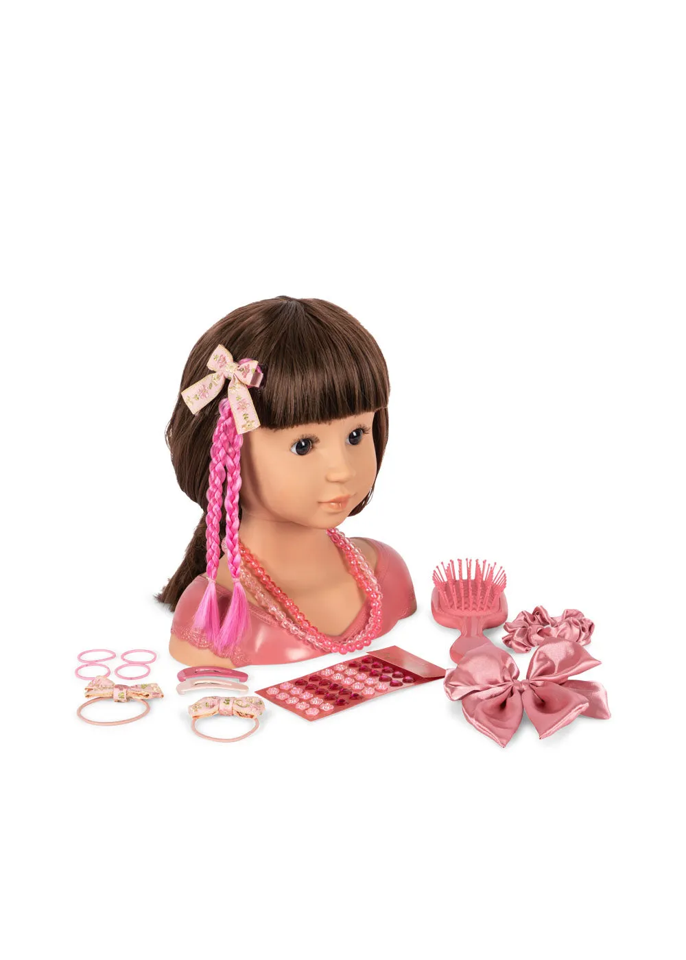 Konges Sløjd Doll Hair Salon Stella DARK BROWN
