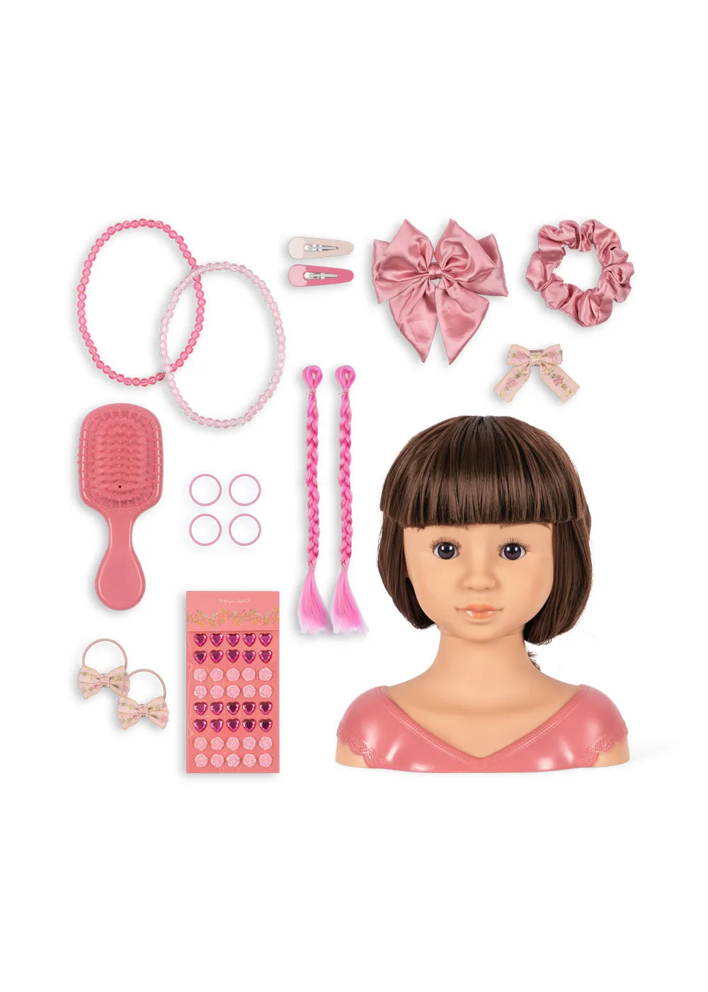 Konges Sløjd Doll Hair Salon Stella DARK BROWN