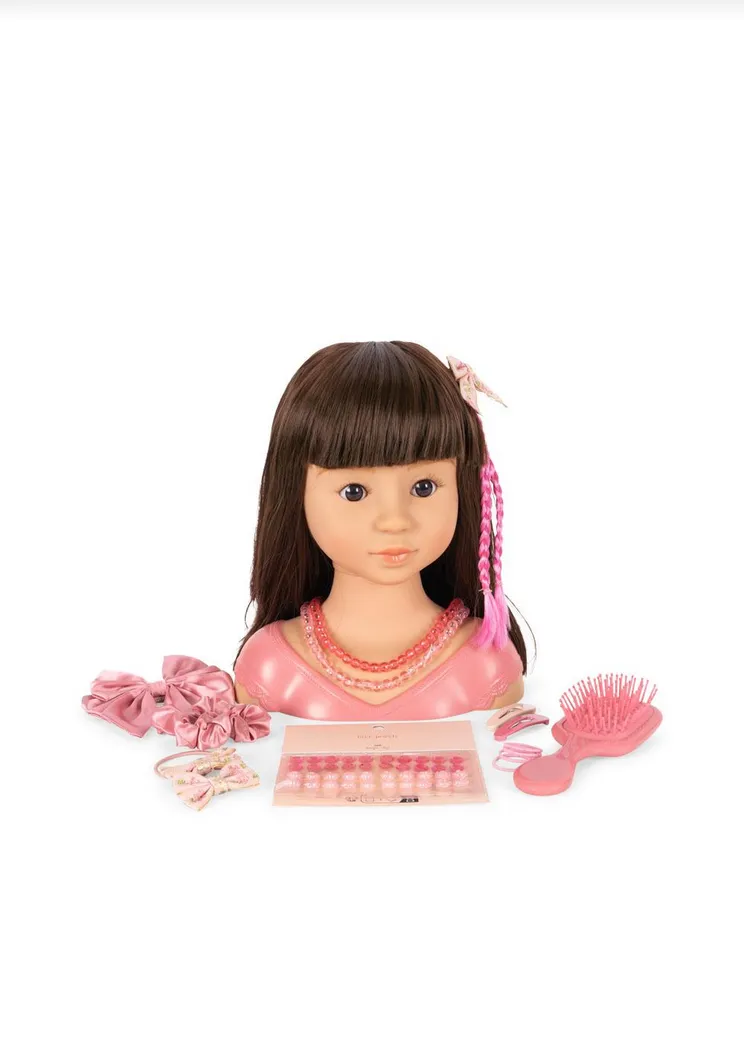 Konges Sløjd Doll Hair Salon Stella DARK BROWN