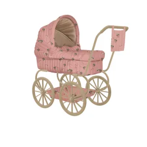 Konges Sløjd Doll Pram MINNIE | Bow Kitty Pink