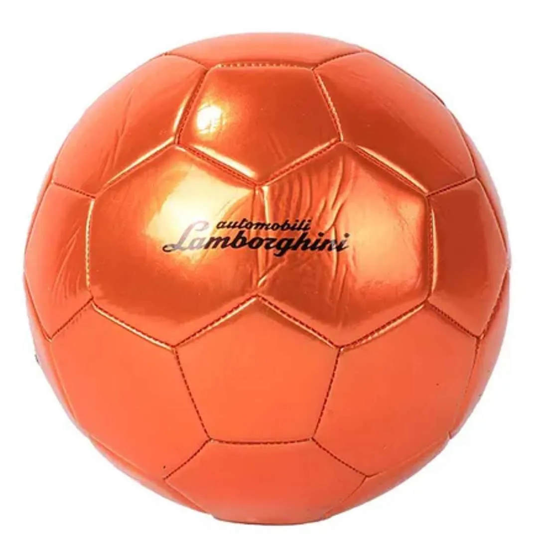 Lamborghini Metallic PVC Soccer Ball Size 5 - Orange by Mesuca