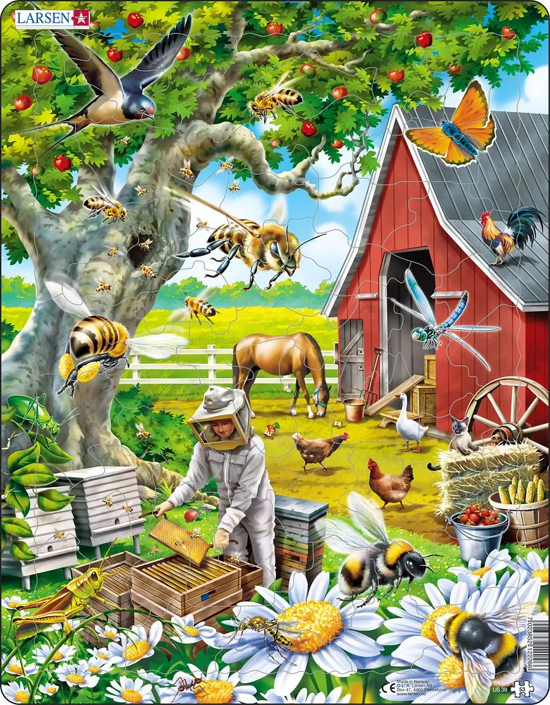 Larsen Bee Keeping Frame Tray Puzzle
