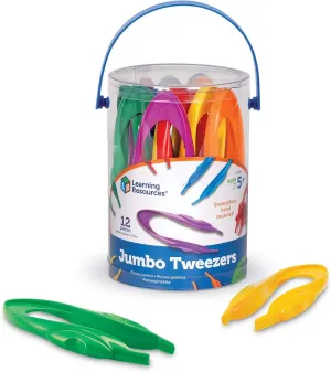 Learning Resources Jumbo Tweezers Set of 12