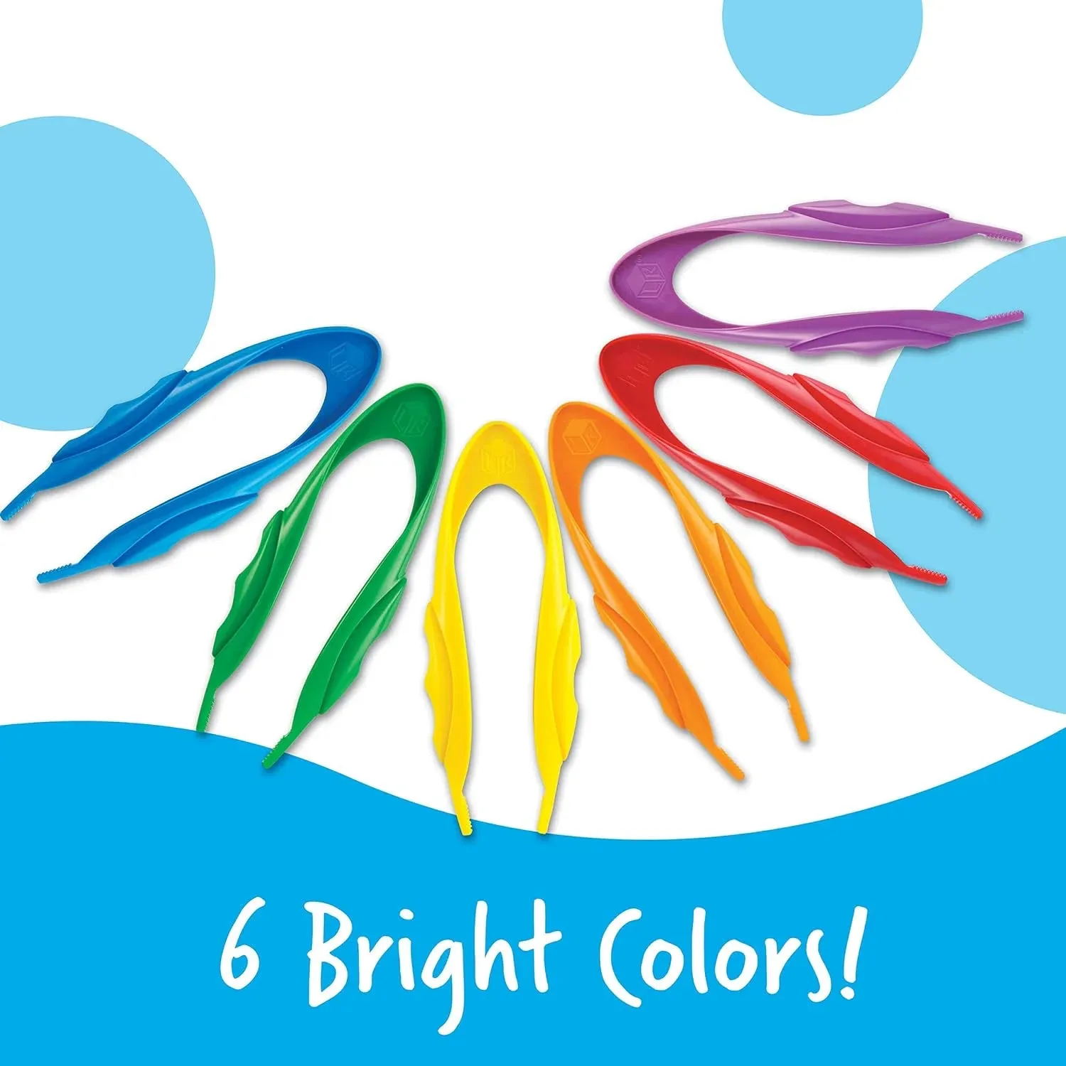 Learning Resources Jumbo Tweezers Set of 12
