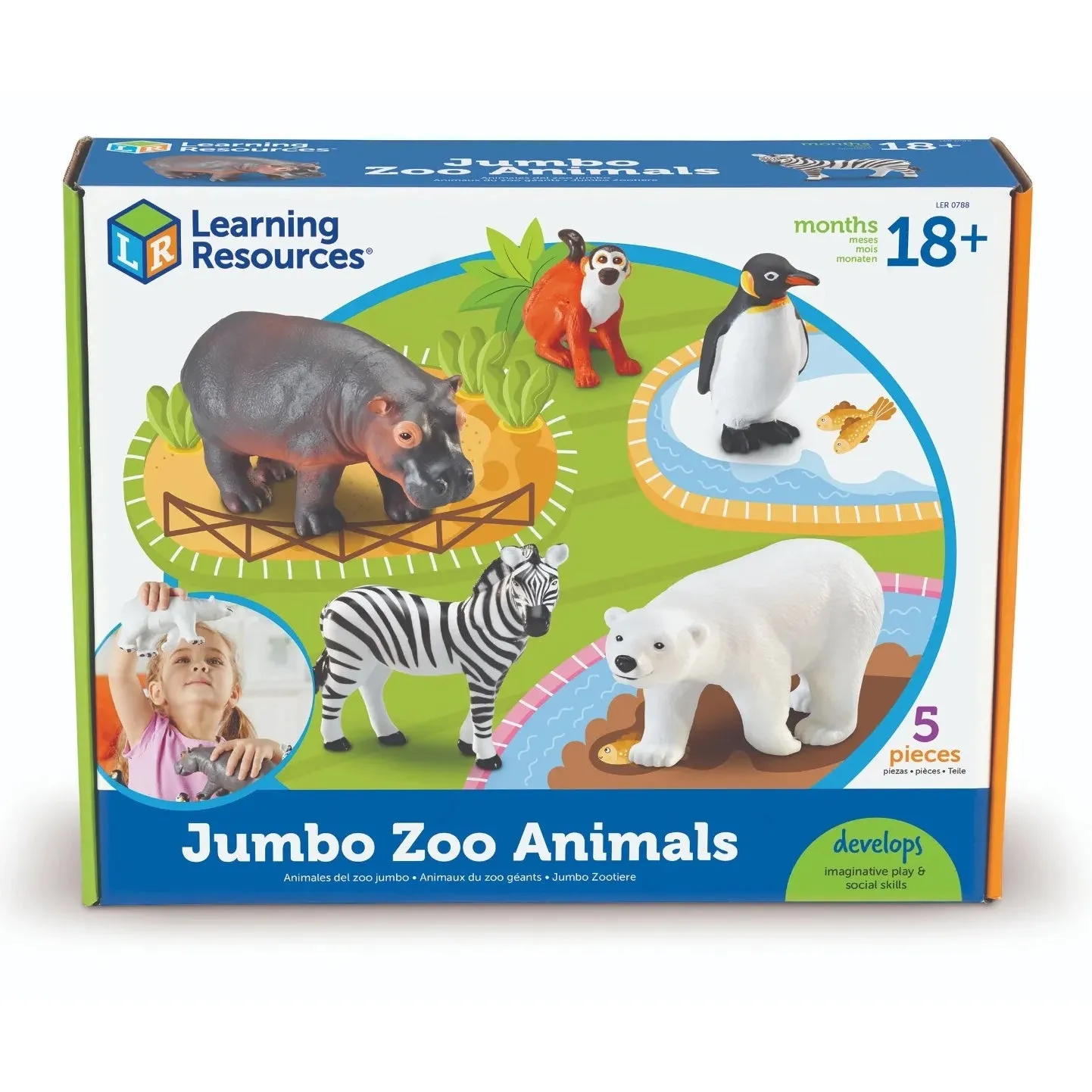 Learning Resources Jumbo Zoo Animals