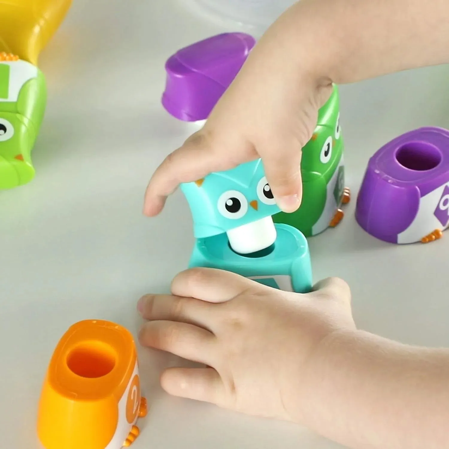 Learning Resources Snap-N-Learn Rainbow Letter Owls
