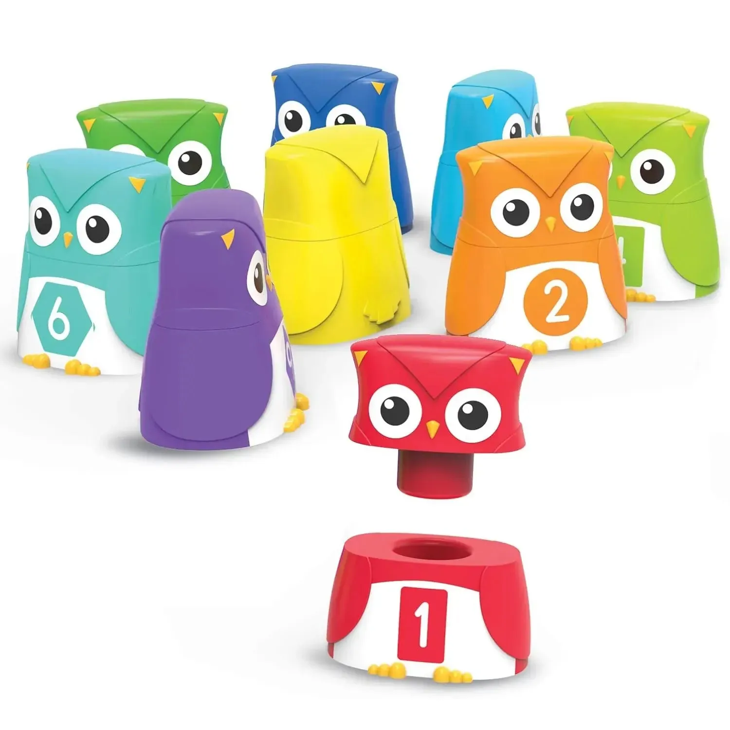 Learning Resources Snap-N-Learn Rainbow Letter Owls