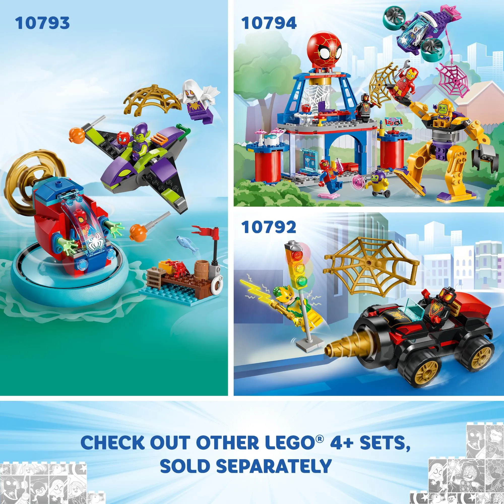 LEGO 10792 Marvel Spidey Drill Spinner Vehicle