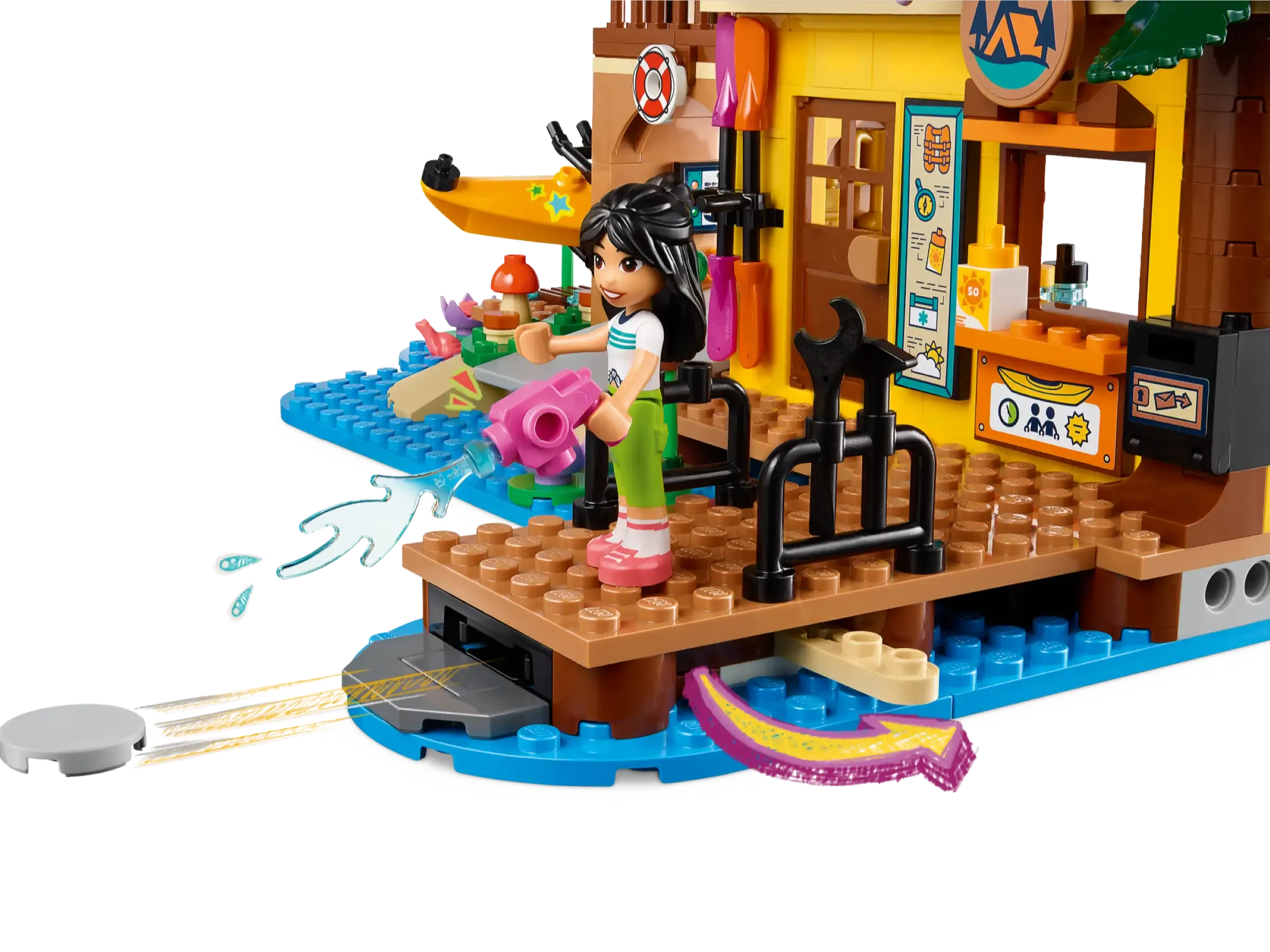 LEGO 42626 Friends Adventure Camp Water Sports Building