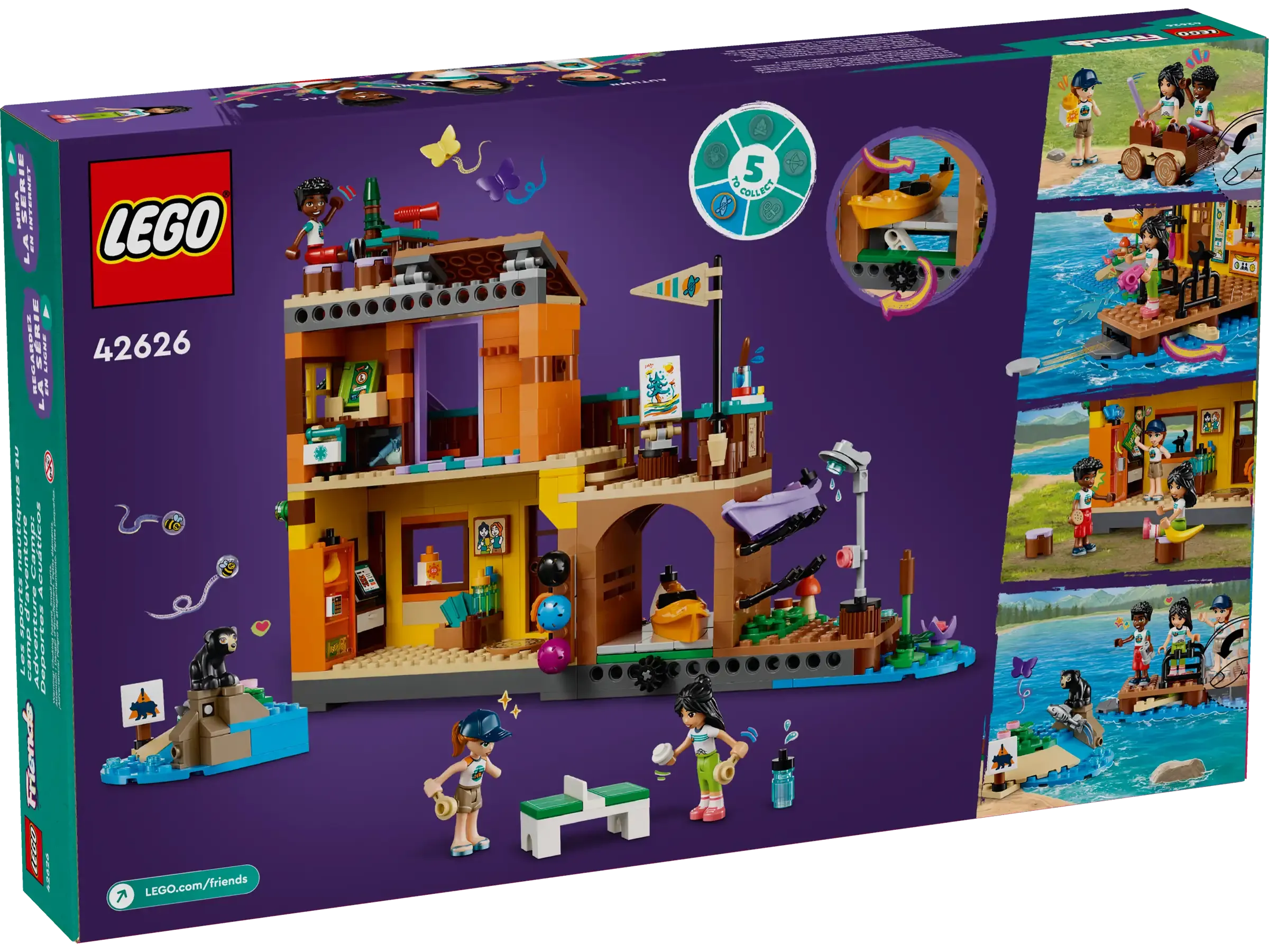 LEGO 42626 Friends Adventure Camp Water Sports Building