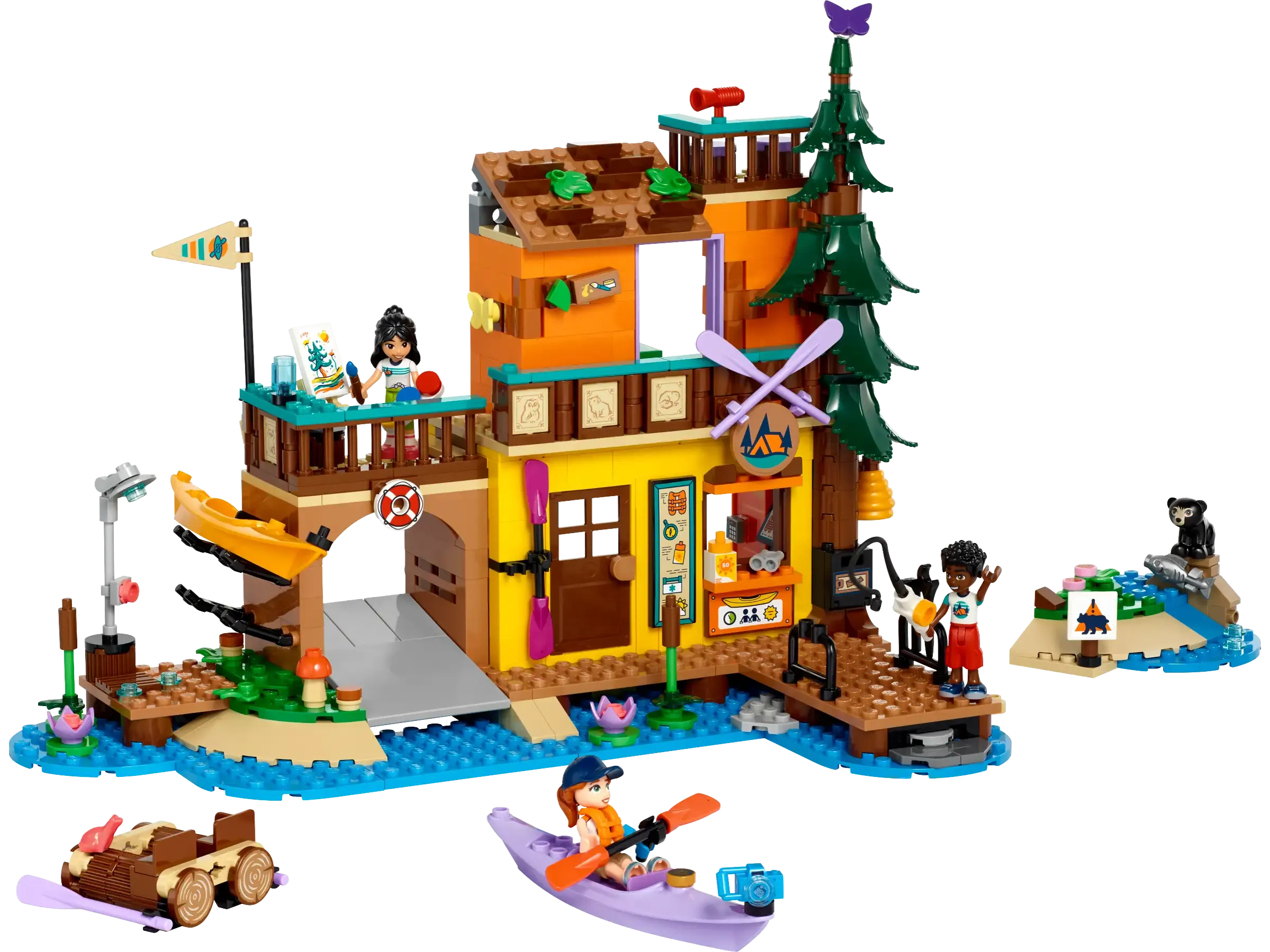 LEGO 42626 Friends Adventure Camp Water Sports Building