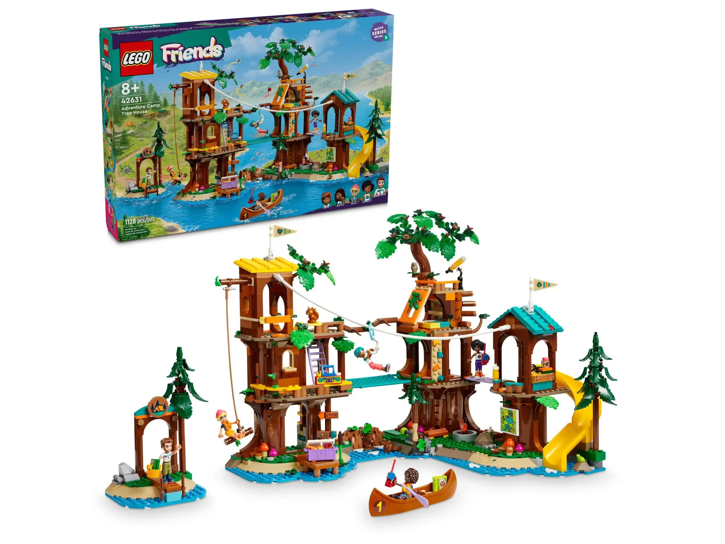 LEGO 42631 Friends Adventure Camp Tree House Playset