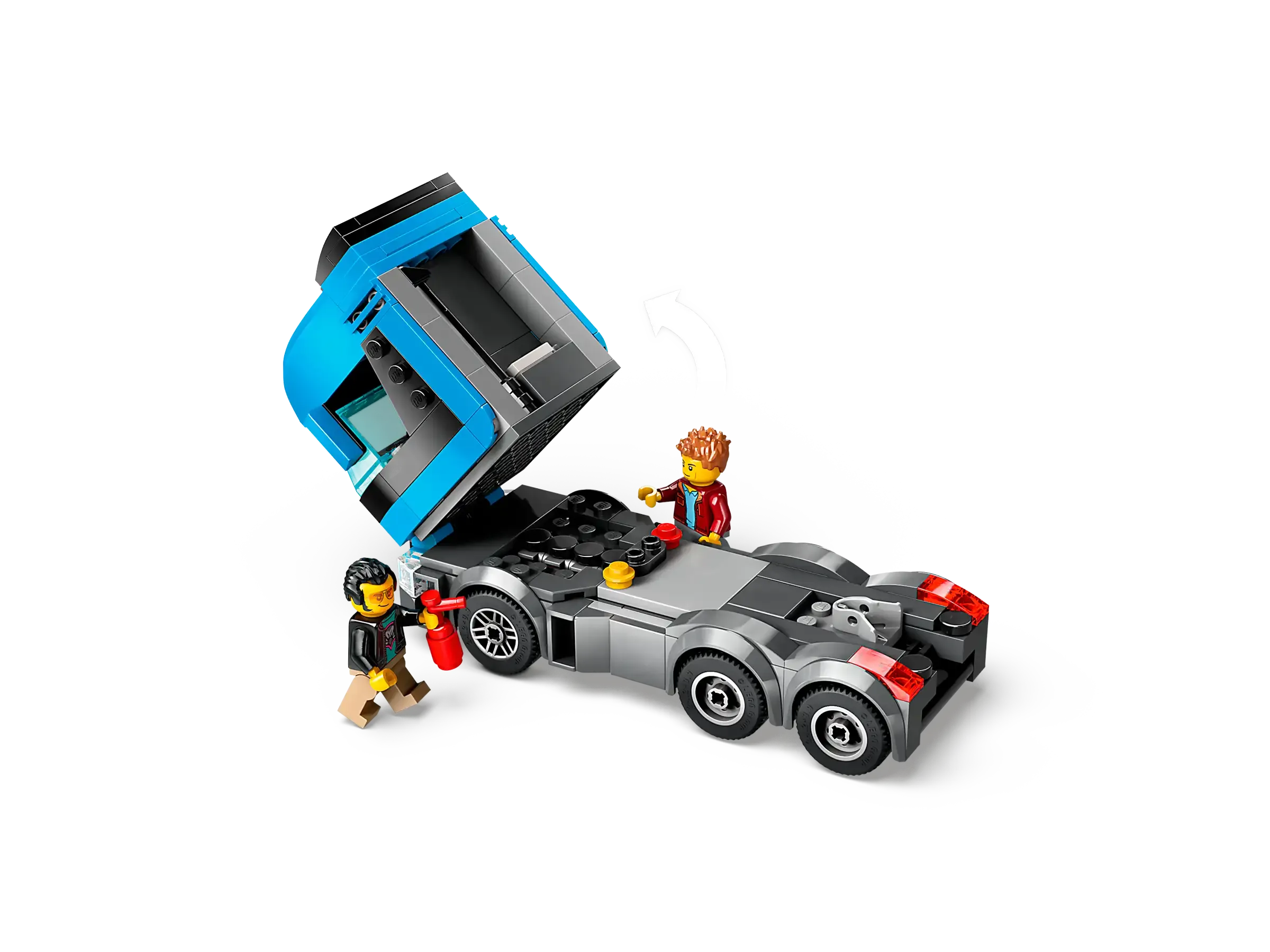 LEGO 60408 City Car Transporter Truck with Sports Cars