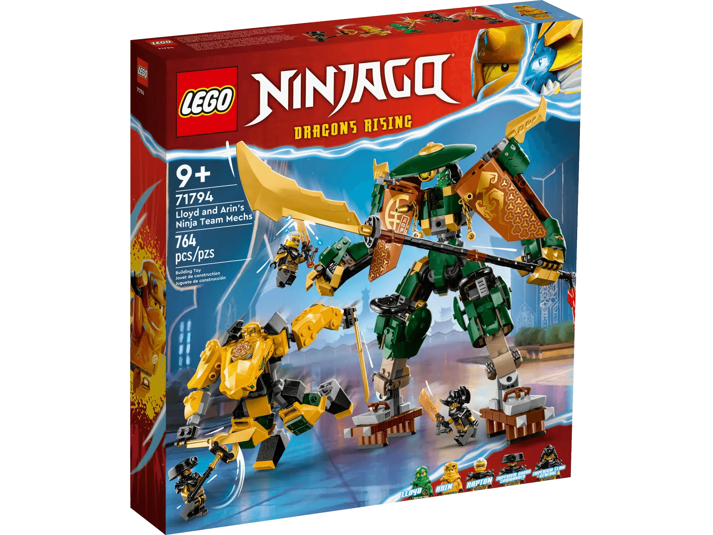 LEGO 71794 Ninjago Lloyd and Arin's Ninja Team Mechs