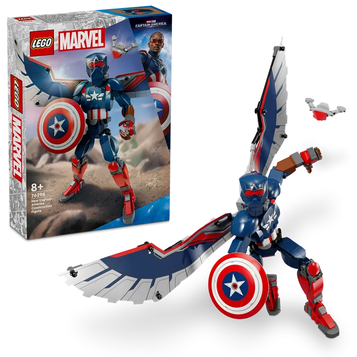 LEGO 76296 Super Heroes New Captain America Construction Figure
