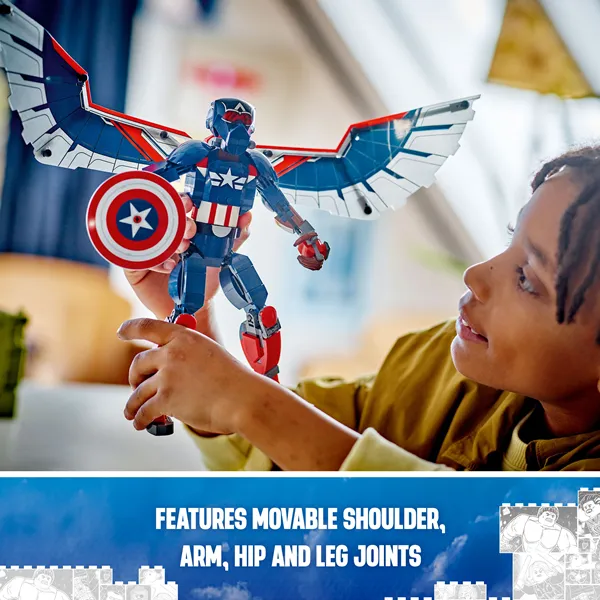 LEGO 76296 Super Heroes New Captain America Construction Figure