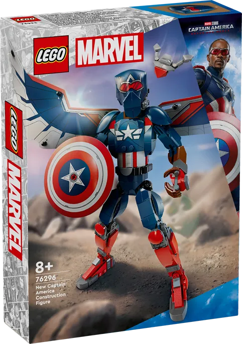 LEGO 76296 Super Heroes New Captain America Construction Figure