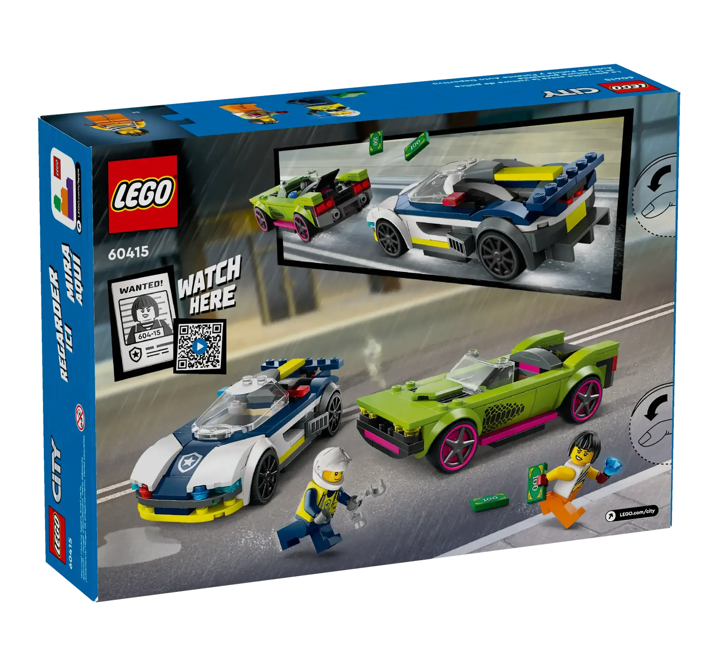 LEGO CITY 60415 Police Car and Muscle Car Chase