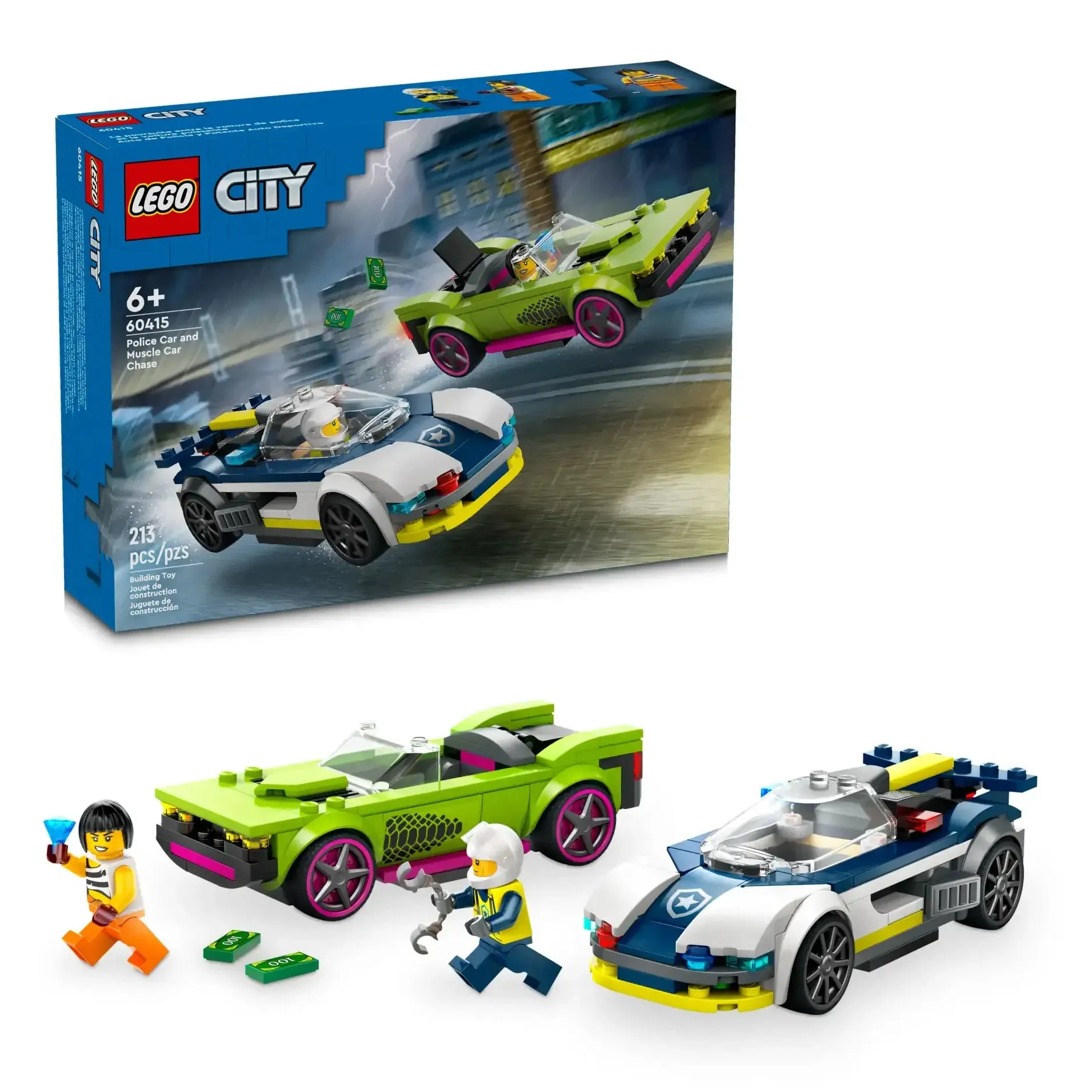 LEGO CITY 60415 Police Car and Muscle Car Chase