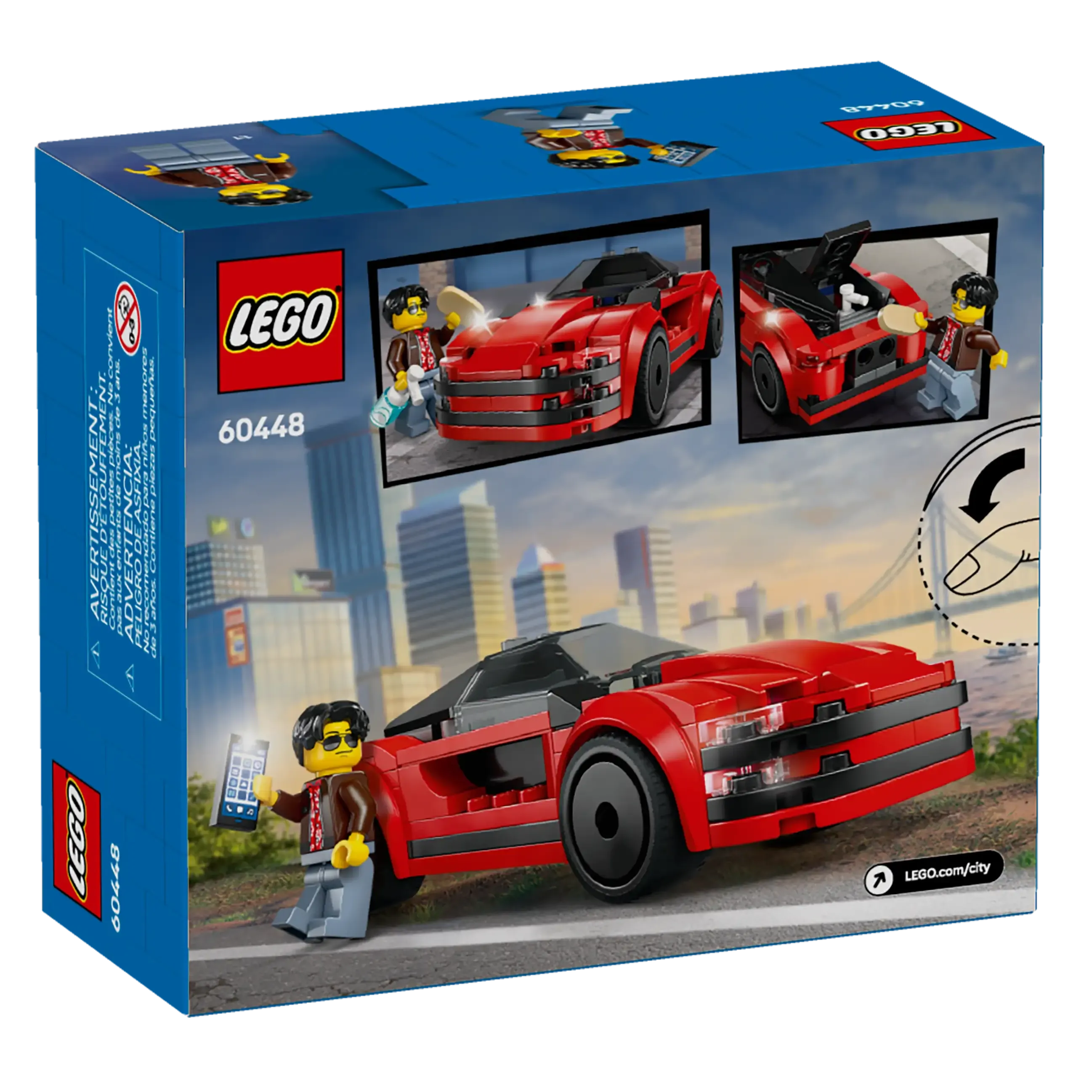 LEGO CITY 60448 Red Sports Car